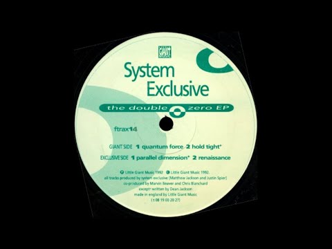 System Exclusive - Parallel Dimension (The Double Zero EP)