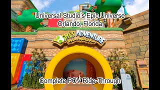 Universal Epic Universe - Yoshi's Adventure Complete Ride Through