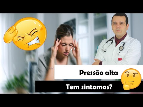 Quais são os sintomas de pressão alta?