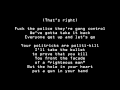 Leftover Crack: "Gang Control" with lyrics ...