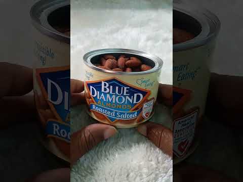 I Enjoy Blue Diamond Almonds Slightly Salted  #shorts