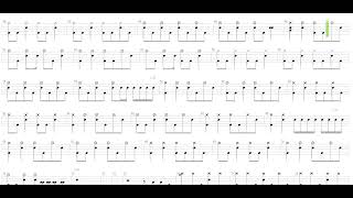 Black Eyes, Purple Sky + Therapy + Drum only + Drum tab