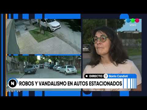 Barrio Candioti: robo y vandalismo en autos estacionados