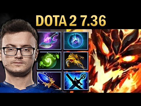 Shadow Fiend Dota 7.36 Miracle with Arcane and Aghanims - TI13