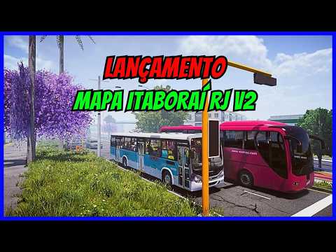 🔴Gameplay Mapa Itaboraí RJ V2 | Novas Linhas | Proton Bus Simulator | PBSU | Mods