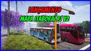 🔴Gameplay Mapa Itaboraí RJ V2 | Novas Linhas | Proton Bus Simulator | PBSU | Mods