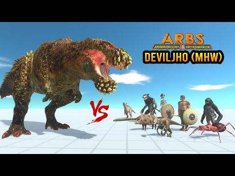 DEVIL REX vs WEAKEST UNITS - Animal Revolt Battle Simulator
