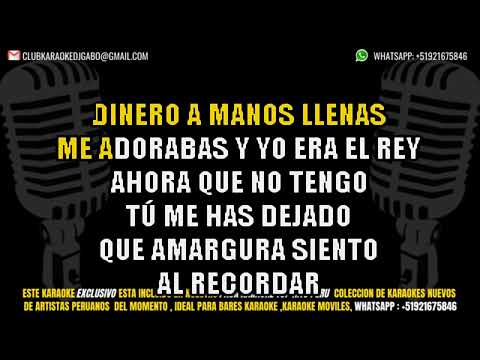 Chechito y Complices de la cumbia - Dinero Maldito Dinero KARAOKE (En vivo) + COROS HD