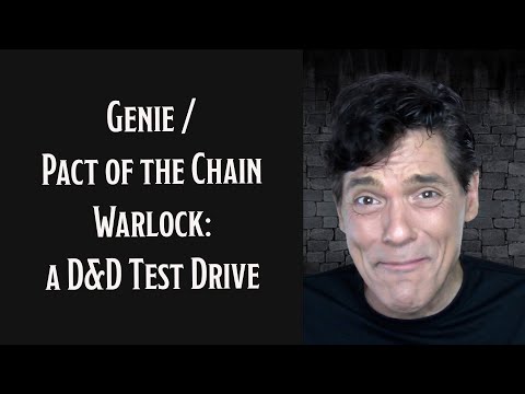 Genie/Pact of the Chain Warlock: A D&D Test Drive (Part1/2) #dndcharacter