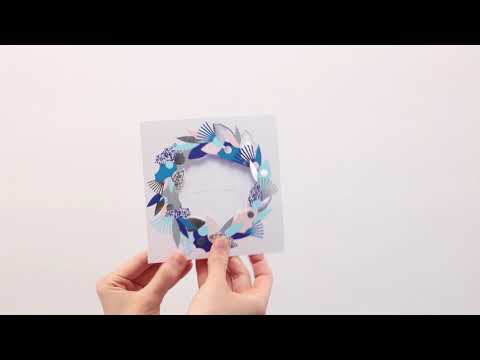 Winter Wreath Holiday Cards - Set of 8