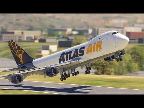 UNBELIEVABLE CROSSWIND LANDINGS during a STORM with 20 ABORTED LANDINGS - GO AROUND !!