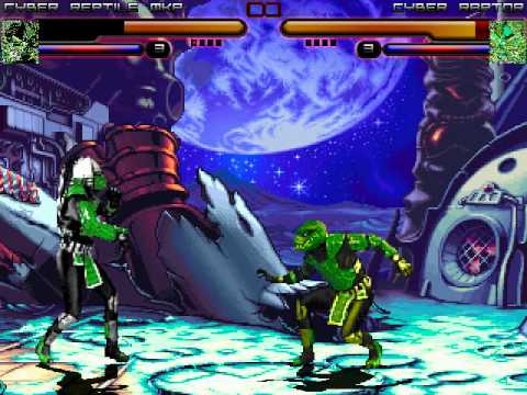 SM100 MUGEN- Cyber Reptile VS Cyber Raptor
