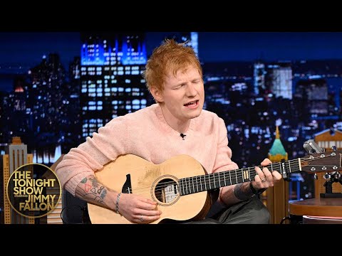Ed Sheeran Performs His Brand-New Song "Old Phone" | The Tonight Show Starring Jimmy Fallon