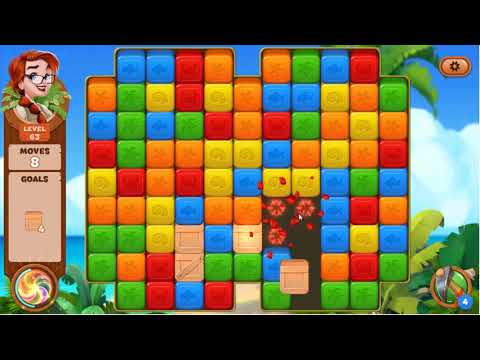 Lost Island Blast Adventure Level 63 - No Boosters