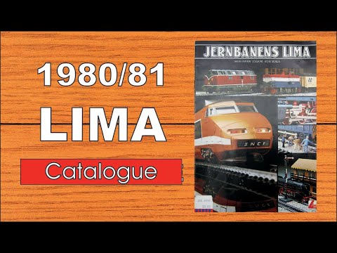 LIMA JERNBANENS LIMA 1980/81 KATALOG - CATALOG HD
