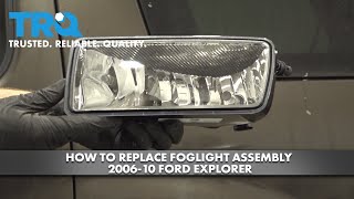 Foglight Assembly 2006-10 Ford Explorer