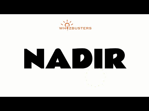 NADIR Meaning, Pronunciation and Examples in Sentences | GRE GMAT LSAT SAT ESL TOEIC