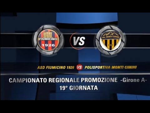 CAMPIONATO 2016-17 - PROMOZIONE GIR.A - 19° GIORNATA - FIUMICINO 1926 - POLISP. MONTI CIMINI 2-4