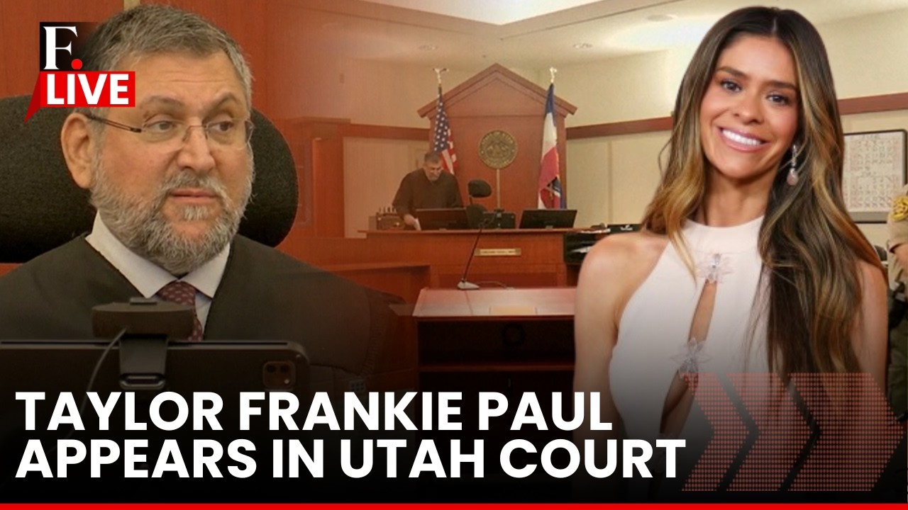 LIVE: TV Star Taylor Frankie Paul Appears in Court for Protective Order Hearing | Firstpost | N18G