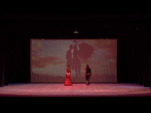 Espetáculo Malévola  Ariel Nuren e Barbara Kaesemodel