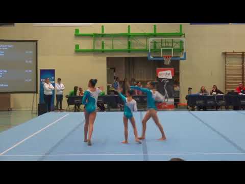 Trio Gympic Nevele I1 - PV3 2017 Sara Langlois, Maren Sergeant, Nore Vandenberghe