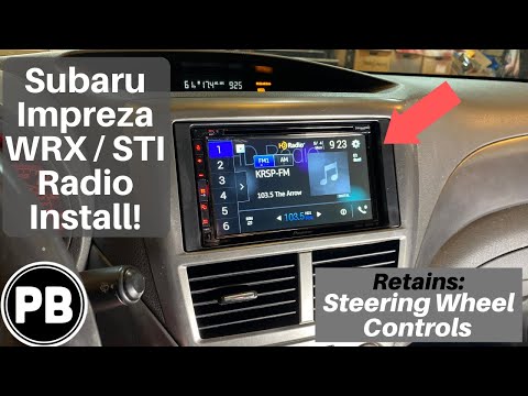 2008-2014 WRX/STI Radio Install - Pioneer DMH-WT3700NEX
