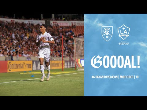 GOAL: Rayan Raveloson puts the LA Galaxy level with Real Salt Lake