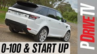 2014 Range Rover Sport V8 0-100km/h and engine sound