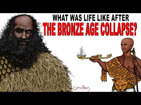What was life like after  the Bronze age collapse?