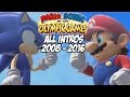 Mario Sonic At The Olympic Games All Intros 2008 2016 Wii Wii U