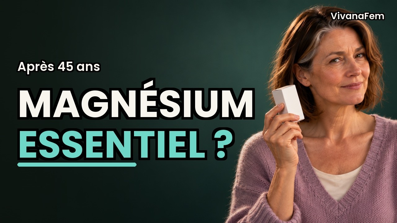 Miniature de la vidéo : Magnésium après 45 ans : le complément essentiel ?