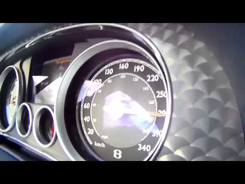 Bentley Continental GT Speed. Velocidad