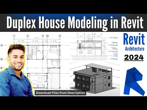 Duplex House Modelling in Revit Architecture