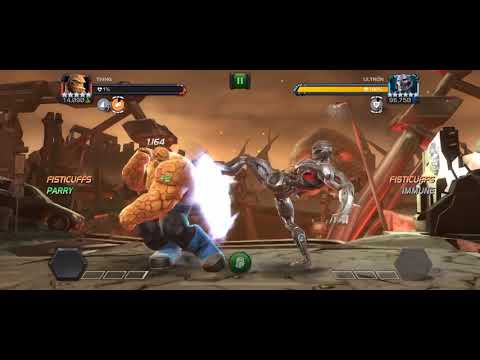 5/65 The Thing gameplay. Variant chapter 3.3 ultron boss. Marvel contest of champions