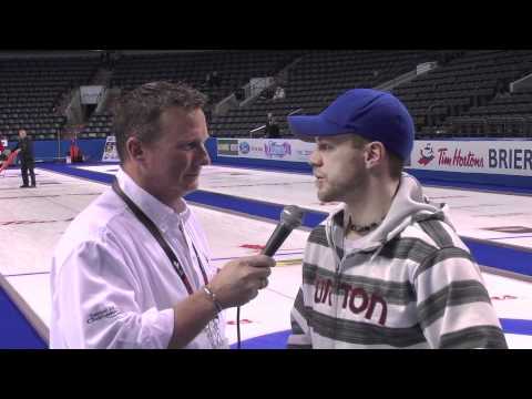 2011 Tim Hortons Brier - One on One with Jim Cotter
