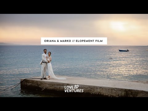 Croatia beach wedding in Brist // Oriana and Marko
