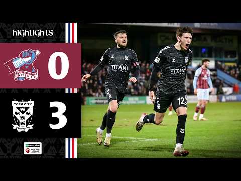 📺 Résumé du match | Scunthorpe United 0-3 York City | Saison 2025/26