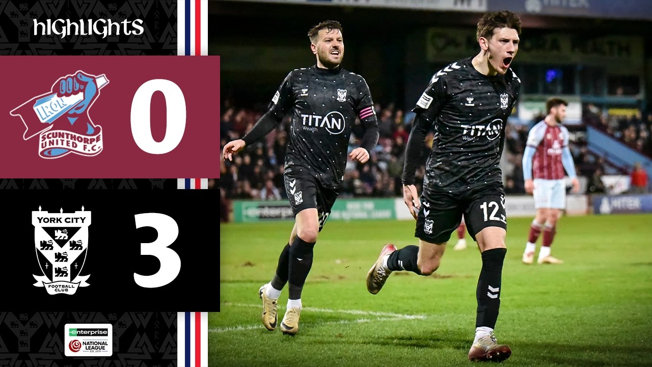 Scunthorpe United vs York City Highlights