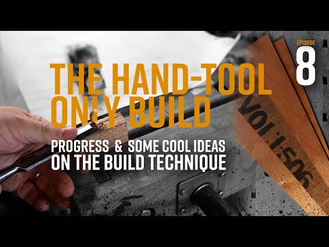 Ep 8 - Cool Ideas | Hand Tool Only Acoustic Travel Guitar Build -  A Guitar from a 4x4 FENCE POST