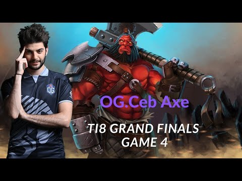 Game 4 | TI8 OG vs PSG.LGD | Watch how OG.Ceb carry the whole OG in game 4!