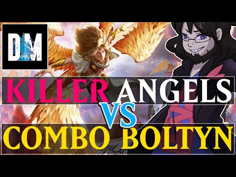 COMBO BOLTYN VS KILLER ANGELS! Flesh and Blood TCG Gameplay with DMArmada! Boltyn VS Prism