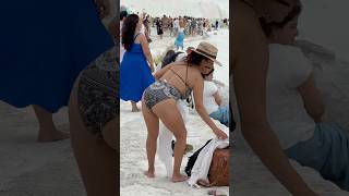 ☀️The Wonder Of Pamukkale Turkey White -Hot Day? #cleopatra #pamukkale #pool