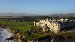 Drone Shot at Ritz-Carlton in Half Moon Bay, California