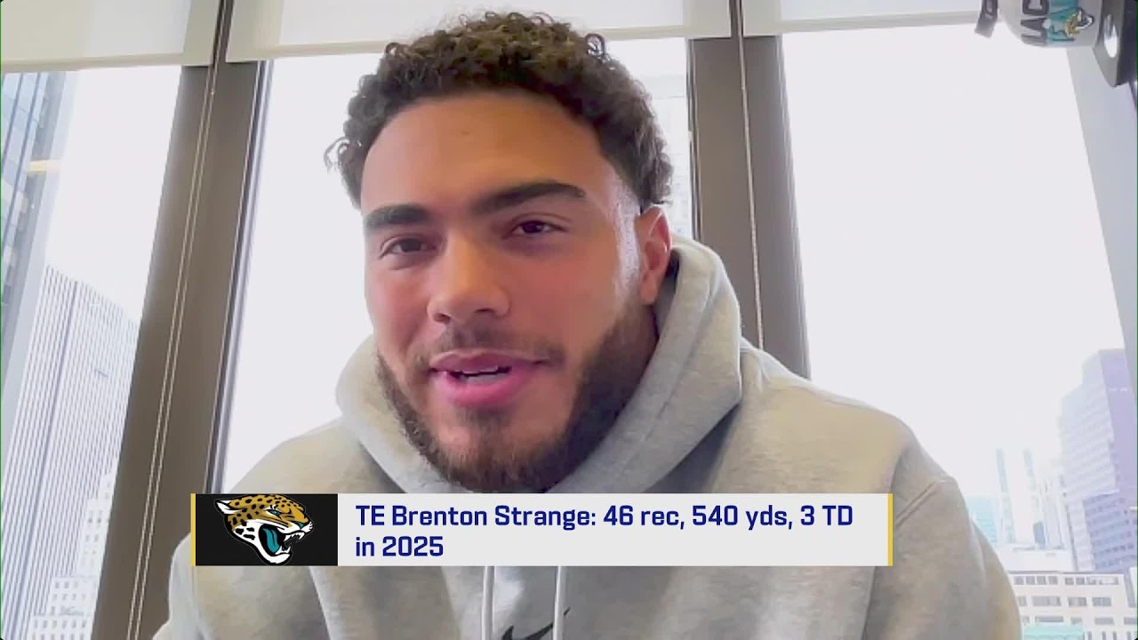 TE Brenton Strange on Team Starting Offseason Training | Jacksonville Jaguars