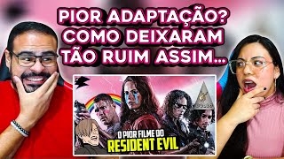REACT Viajante Galáctico | RESIDENT EVIL: BEM-VINDO A RACCON CITY | NERDTRASH 😡😱