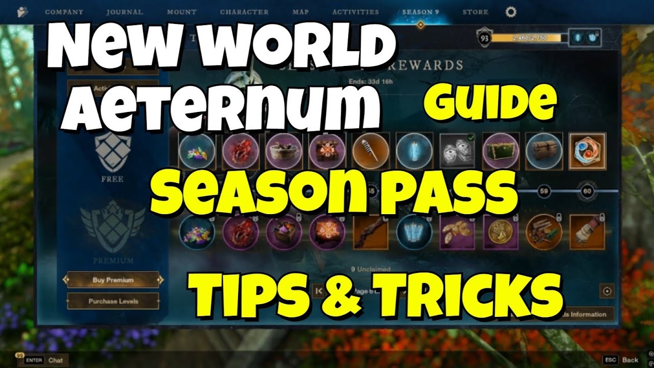 New World Guide Season Pass Tips & Tricks