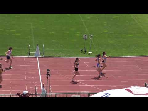 200m final Women, National Championship U18, Bulgaria, Sofia, 2018