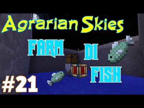 Agrarian Skies - ep 021 - FARM DI PESCI AUTOMATICA 1.6.4 [Minecraft ModPack] w/AleCraft