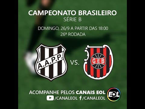 PONTE PRETA    X  BRASIL DE PELOTAS - 26/09/2021 - AO VIVO