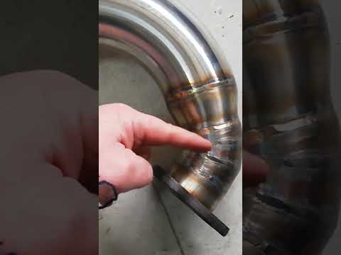 pie cuts versus mandrel bends #exhaust #pie #turbo #downpipe